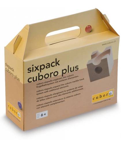 Cuboro Houten knikkerbaan Sixpack Plus