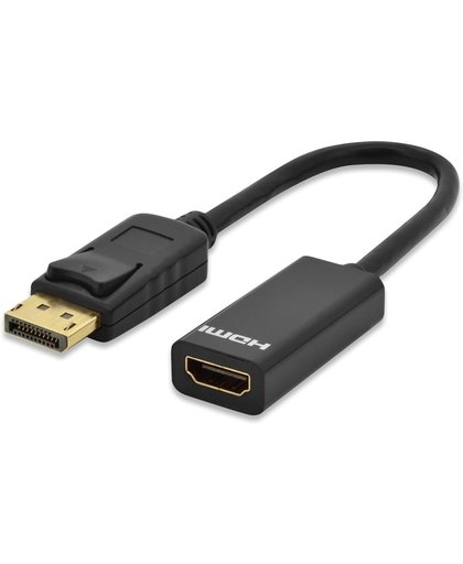 Ednet 84504 0.15m DisplayPort HDMI Zwart video kabel adapter
