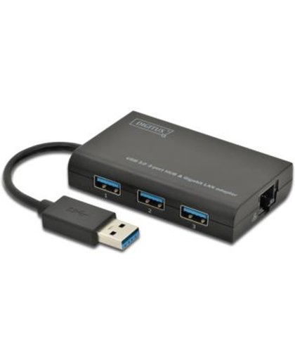 ASSMANN Electronic USB/LAN Adapter USB 5000Mbit/s netwerkkaart & -adapter