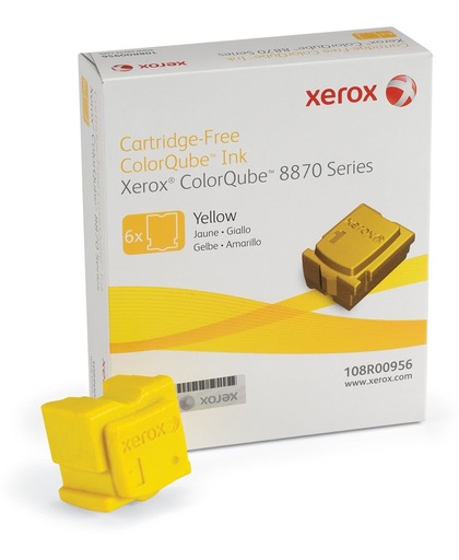 Xerox ColorQube 8870 inkt, geel (6 sticks 17300 Images) inkt-stick