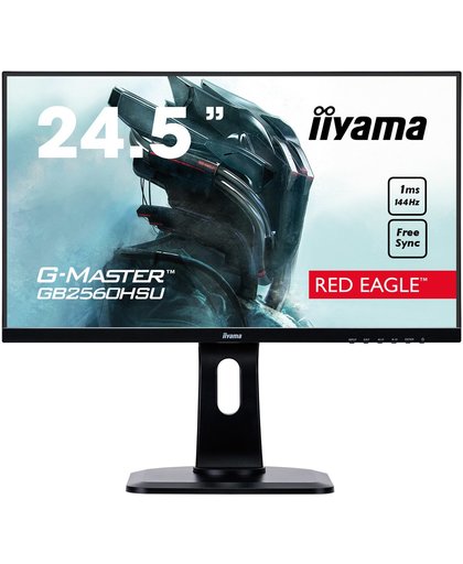 iiyama G-MASTER GB2560HSU-B1 LED display 62,2 cm (24.5") Full HD Flat Mat Zwart