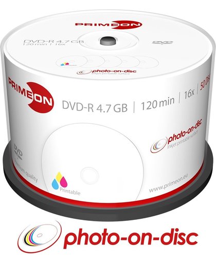 Primeon 2761206 4.7GB DVD-R 50stuk(s) lege dvd