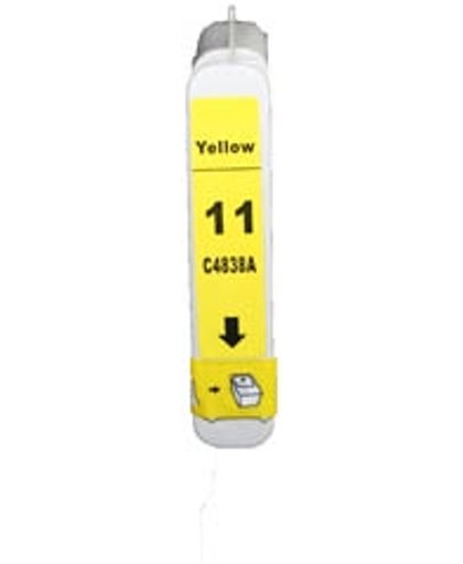 Toners-kopen.nl HP C4838A Nr.11 geel  alternatief - compatible inkt cartridge voor Hp 11 C4838A geel