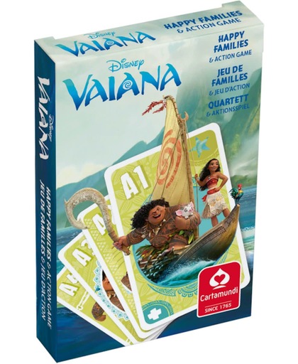 Disney Vaiana - 2 in 1 - Kwartet en Actiespel