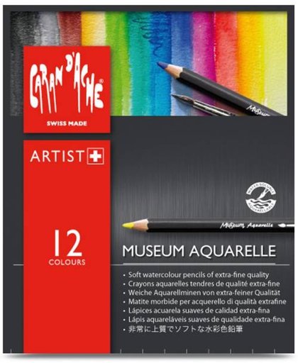 Museum aquarel – 12 kleuren assortiment