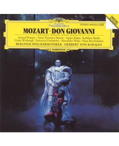 Mozart: Don Giovanni - Highlights / Karajan, Ramey, et al