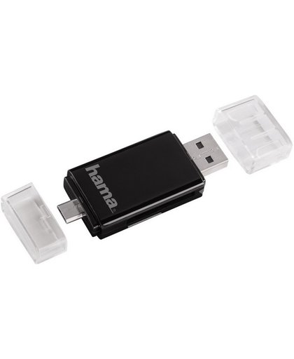 Hama 2in1 USB OTG kaartlezer voor SD en micro SD