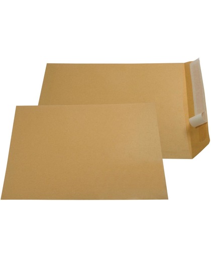 Gallery enveloppen formaat 230 x 310 mm stripsluiting bruine kraft doos van 250 stuks