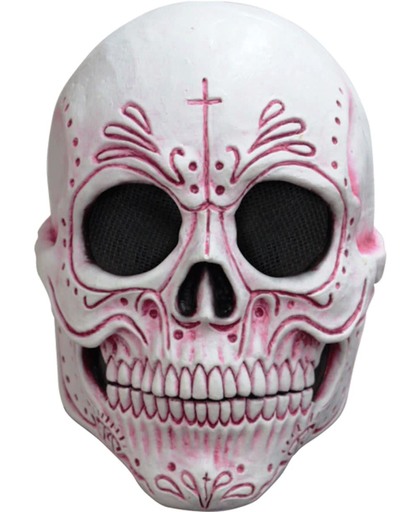 Latex masker Mexican Catrina - Halloween Masker