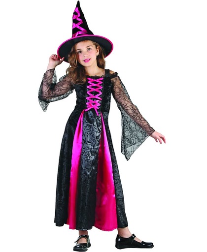 Heksen Halloween kostuum voor meisjes - Verkleedkleding - 140/152