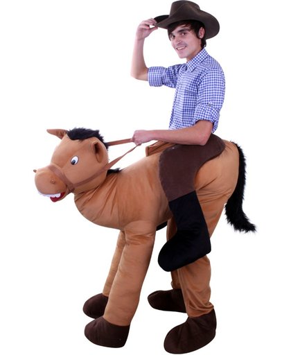 Rijdend op paard kostuum voor volwassenen