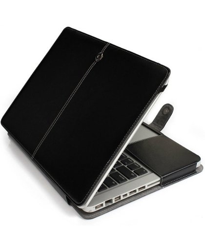 Laptophoes Voor MacBook Pro zonder retina 15 inch 2011 / 2012 - Laptoptas - met sluiting - Zwart