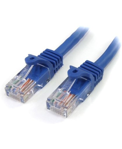 StarTech.com 5 ft Blue Snagless Category 5e (350 MHz) UTP Patch Cable 1.52m Blauw netwerkkabel