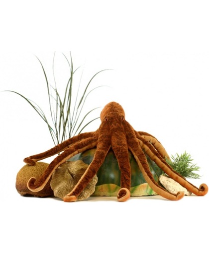 Hansa pluche octopus knuffel 70 cm - knuffeldier
