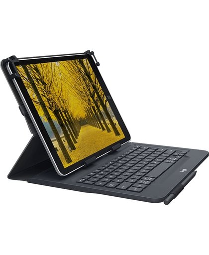 Logitech Universal Folio toetsenbord voor mobiel apparaat Zwart QWERTZ Zweeds Bluetooth