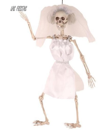 Partychimp - Skelet - Bruid - 50cm