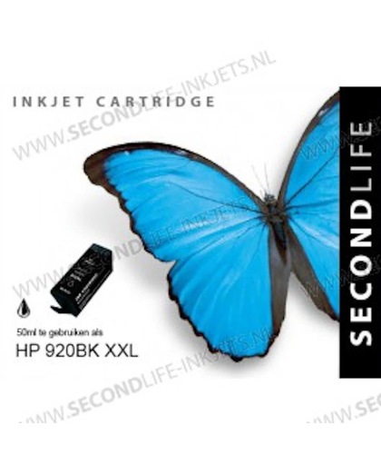SecondLife cartridge vervanging voor HP 920BK