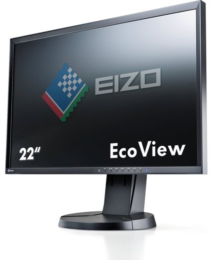 EIZO FlexScan EV2216WFS3 22" WSXGA+ LED Flat Zwart computer monitor
