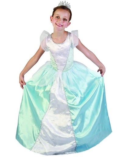Blauwe prinsessen kostuum voor meisjes - Verkleedkleding - 140/152