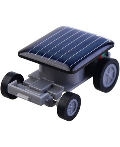 GadgetBay Zwarte speelgoed auto op zonne-energie Solar Powered car autootje