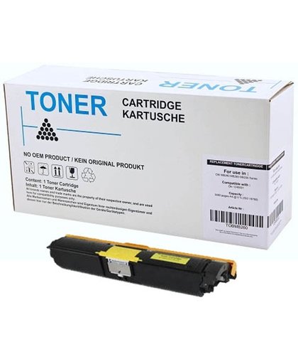 Toners-kopen.nl Minolta A00W132 MC2400 geel alternatief - compatible Toner voor Minolta Magicolor 2400 2500 geel