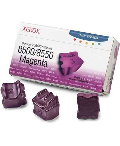 Xerox Originele Solid Ink 8500/8550 magenta (3 blokjes)