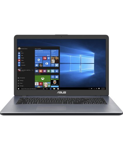 ASUS A705UA-BX319T Grijs Notebook 43,9 cm (17.3") 1600 x 900 Pixels 2,1 GHz Intel® Pentium® 4405U