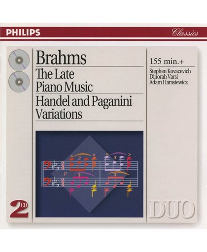 Brahms: Late Piano Music / Stephen Kovacevich, Dinorah Varsi, Adam Harasiewicz