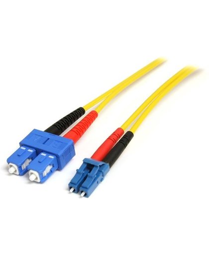 StarTech.com 10 m single-mode duplex glasvezelpatchkabel LC-SC Glasvezel kabel