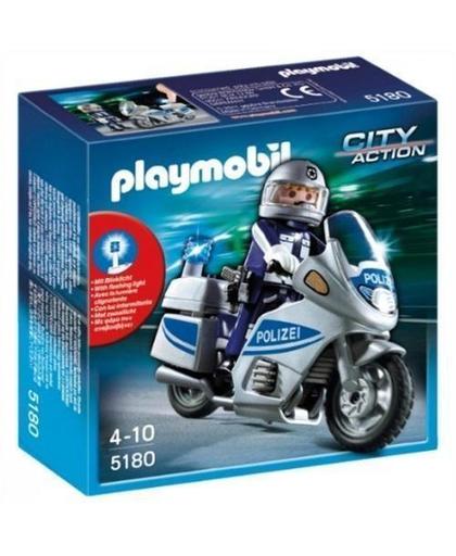 Playmobil Politiemotor met Zwaailicht - 5180