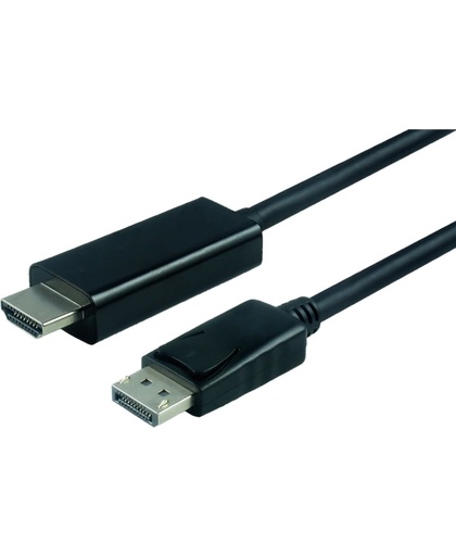 Value 11.99.5785 1m DisplayPort HDMI Zwart DisplayPort kabel