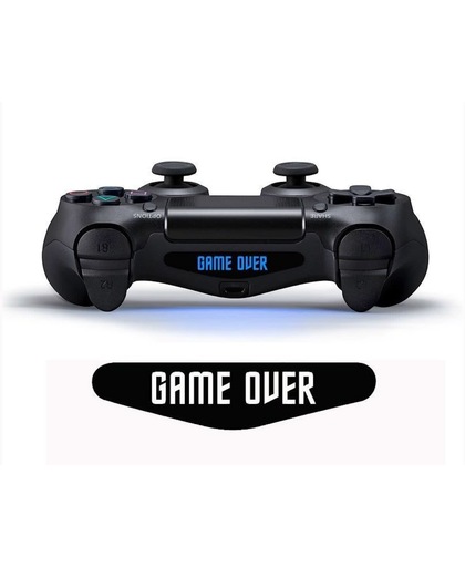 PS4 Led controller sticker - Playstation 4 Lightbar skin | Game Over (2 stuks)