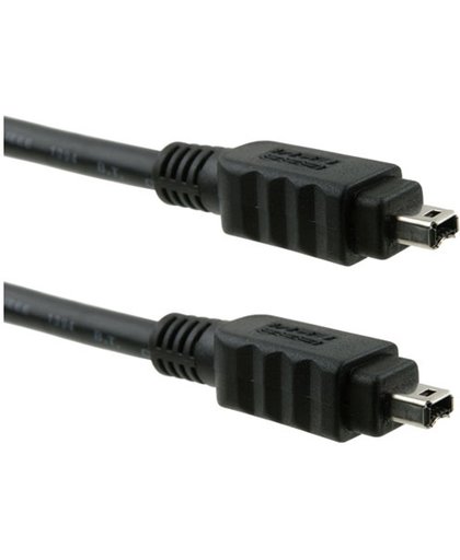 ICIDU FireWire 4-4 Cable, 1,8m 1.8m Zwart