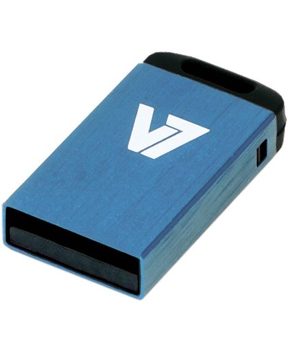 V7 Nano USB 2.0 32GB USB flash drive USB-Type-A-aansluiting Blauw