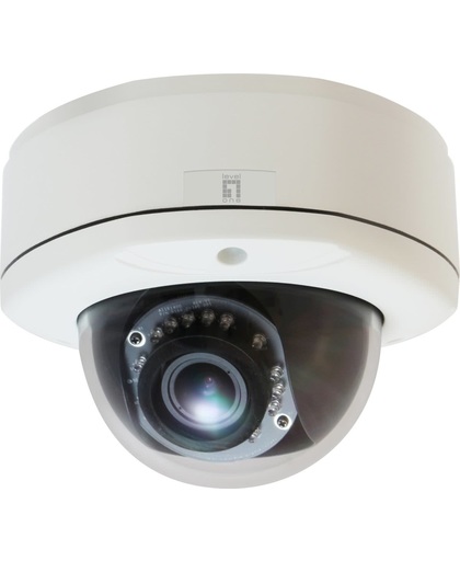 LevelOne FCS-3083 IP-beveiligingscamera Buiten Dome Zwart, Wit 2592 x 1944 Pixels