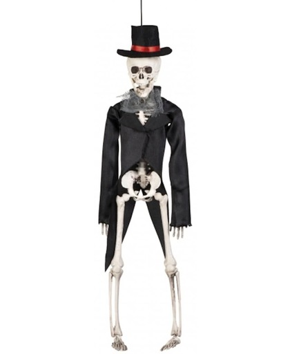 Halloween Decoratie skelet bruidegom 41 cm