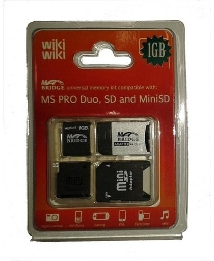 Memory Stick 1 GB + Pro Duo Adapter