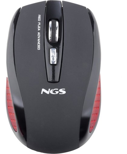 NGS Red Flea Advanced RF Draadloos Optisch 1600DPI Rechtshandig muis