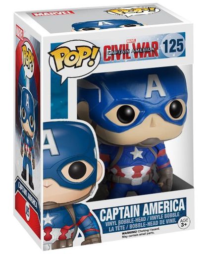 Captain America Captain America Vinyl Bobble-Head 125 Verzamelfiguur standaard