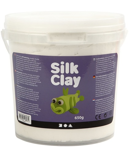 Silk Clay, wit, 650 gr