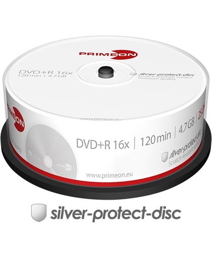 Primeon 2761223 4.7GB DVD+R 25stuk(s) lege dvd
