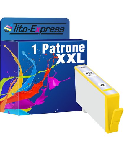 Tito-Express PlatinumSerie PlatinumSerie® 1 Cartridge XXL (Yellow) Compatible voor HP 920 XL, HP Officejet 6000 6000 Special Edition 6000SE 6000W 6000 Wide 6000 Wireless 6500 6500A 6500A Plus 6500 AIO 6500 Wide 6500 Wireless 7000 7000 Special Editio
