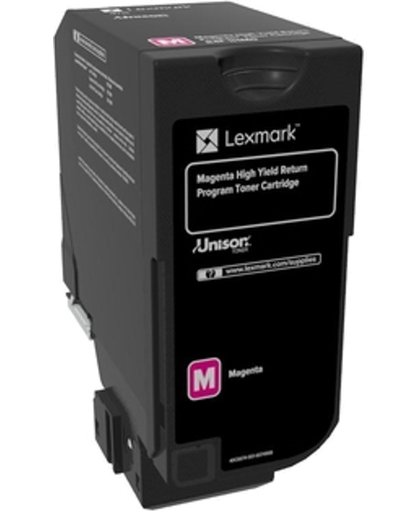 Lexmark 84C2HM0 16000pagina's Magenta tonercartridge