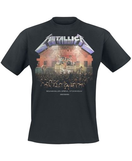 Metallica Stockholm &apos;86 T-shirt zwart
