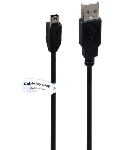 Zware Kwaliteit USB kabel laadkabel 1.2 Mtr. Geschikt voor: Garmin Nuvi 860T- Nuvi 865T- Oregon 200- Oregon 300- Oregon 400t- 450- 450t- 550 Copper core oplaadkabel laadsnoer. Stevige datakabel oplaadsnoer.
