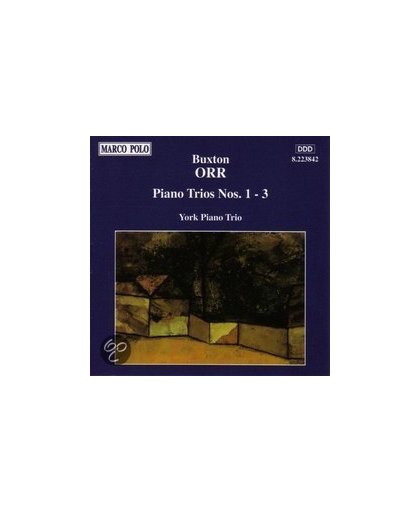Orr: Piano Trios no 1-3 / York Piano Trio
