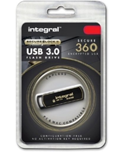 Encrypted USB-flashdrive Integral 360 Secure USB3.0 64GB - Crypto USB