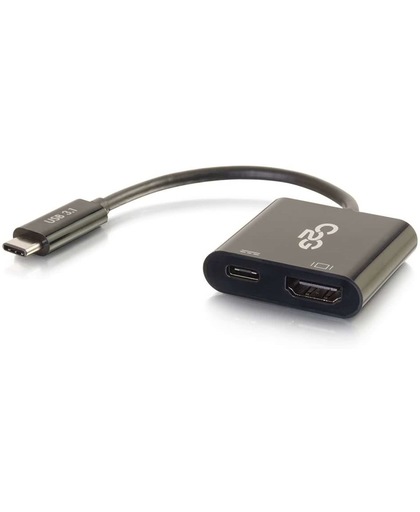 C2G 80492 kabeladapter/verloopstukje HDMI HDMI, USB-C Zwart