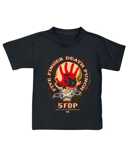 Five Finger Death Punch Knucklehead Kindershirt zwart
