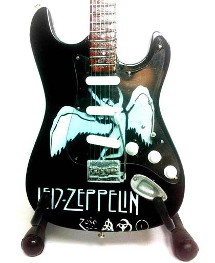 Miniatuur gitaar Led Zeppelin tribute